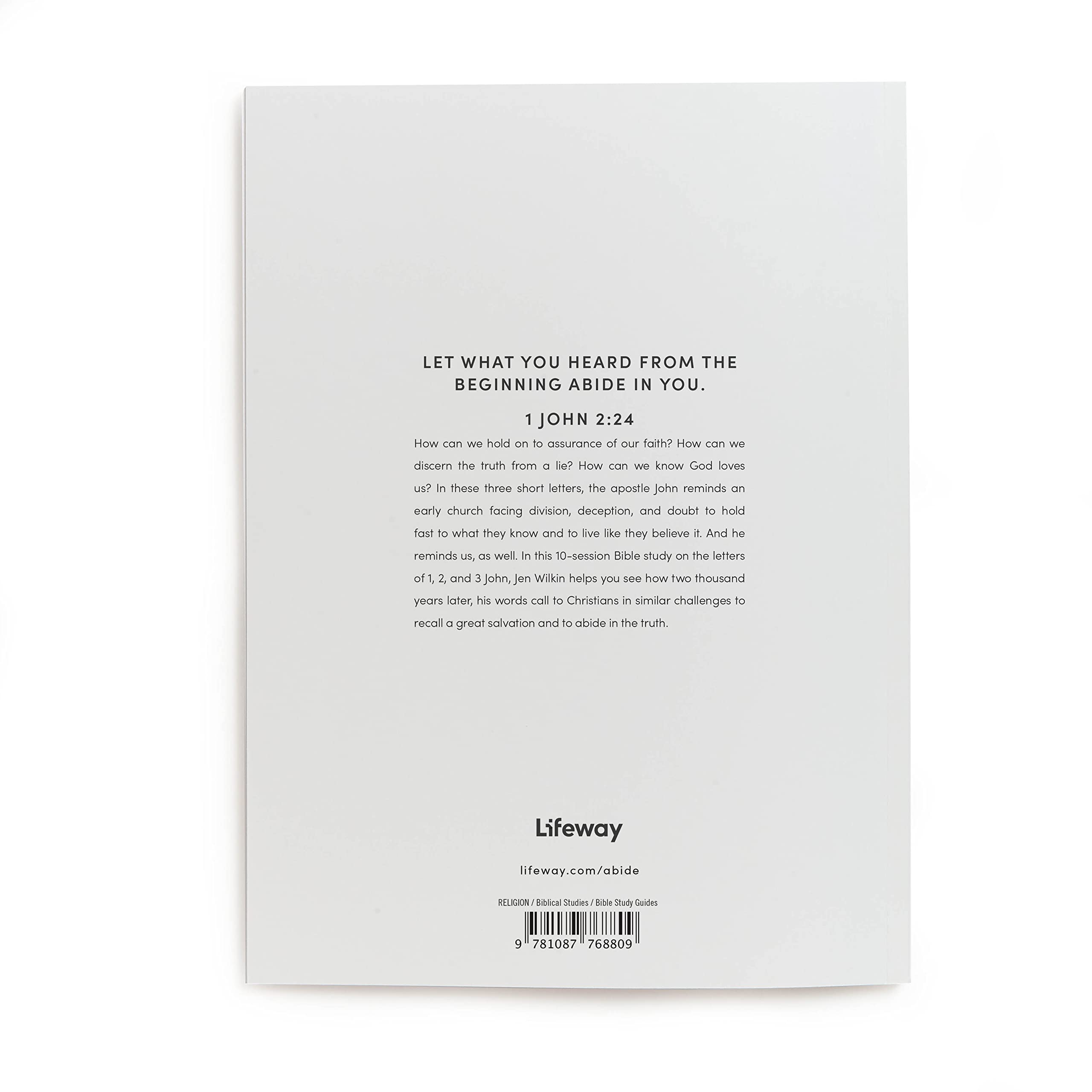 Abide - Bible Study Book with Video Access: A Study of 1, 2, and 3 John | Christian Devotional Guide for Small Groups & Personal Bible Study