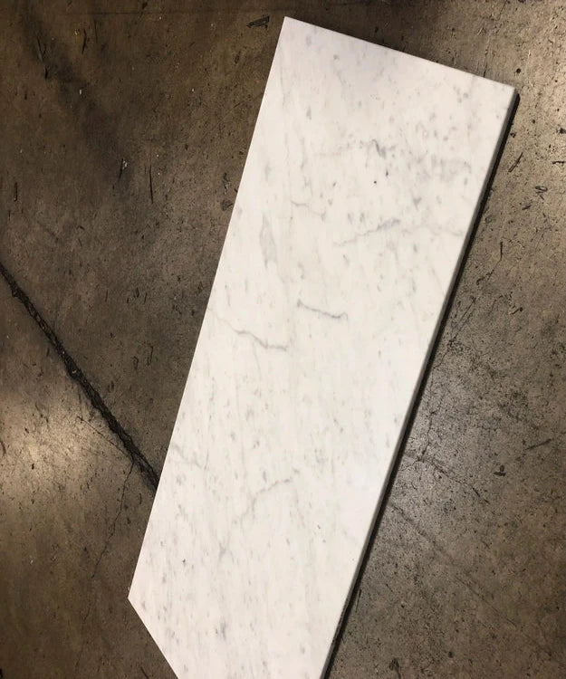 Premium Carrara White Gioia Marble Tile 18