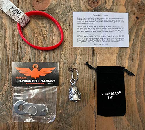 Guardian Bell for Dirt Bike & Motorcycle - Good Luck Charm & Protection Accessory Kit - Perfect for Off-Road Riding, Adventure Trips & Biker Gifts