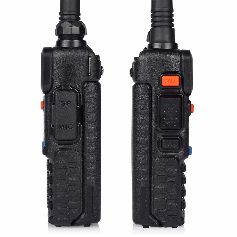 Baofeng UV-5RTP Dual Band Two-Way Radio | 8W/4W/1W Tri-Power | High Power Walkie Talkie with Speaker | for Outdoor Adventures, Construction Sites & Emergency Communication