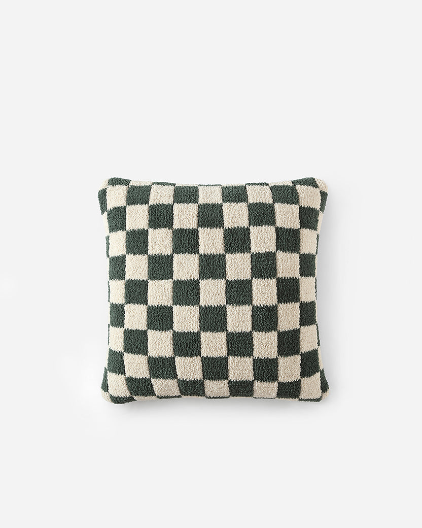 Checkerboard Throw Pillow - Soft Decorative Cushion for Sofa, Bed & Home Decor - Perfect for Living Room, Nursery & Cozy Spaces
