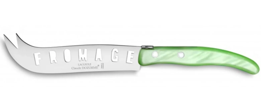 Premium Claude Dozorme Berlingot XXL Cheese Knife - French Stainless Steel Blade for Hard Cheeses - Perfect for Charcuterie Boards, Wine Pairings & Gourmet Entertaining