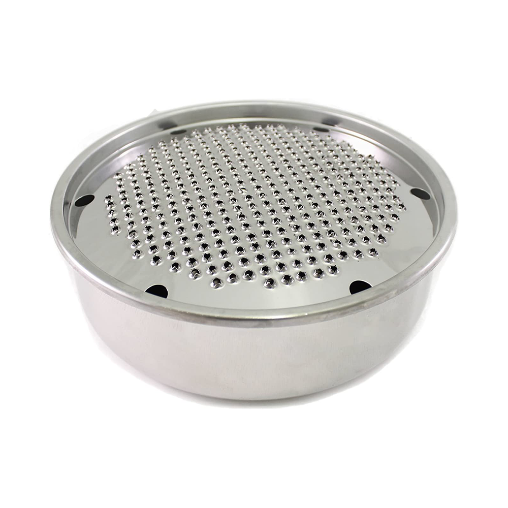 Premium 18/10 Stainless Steel Cheese Grater with Bowl - Made in Italy - Perfect for Parmesan, Mozzarella & Hard Cheeses - Ideal for Kitchen, Restaurants & Food Preparation
