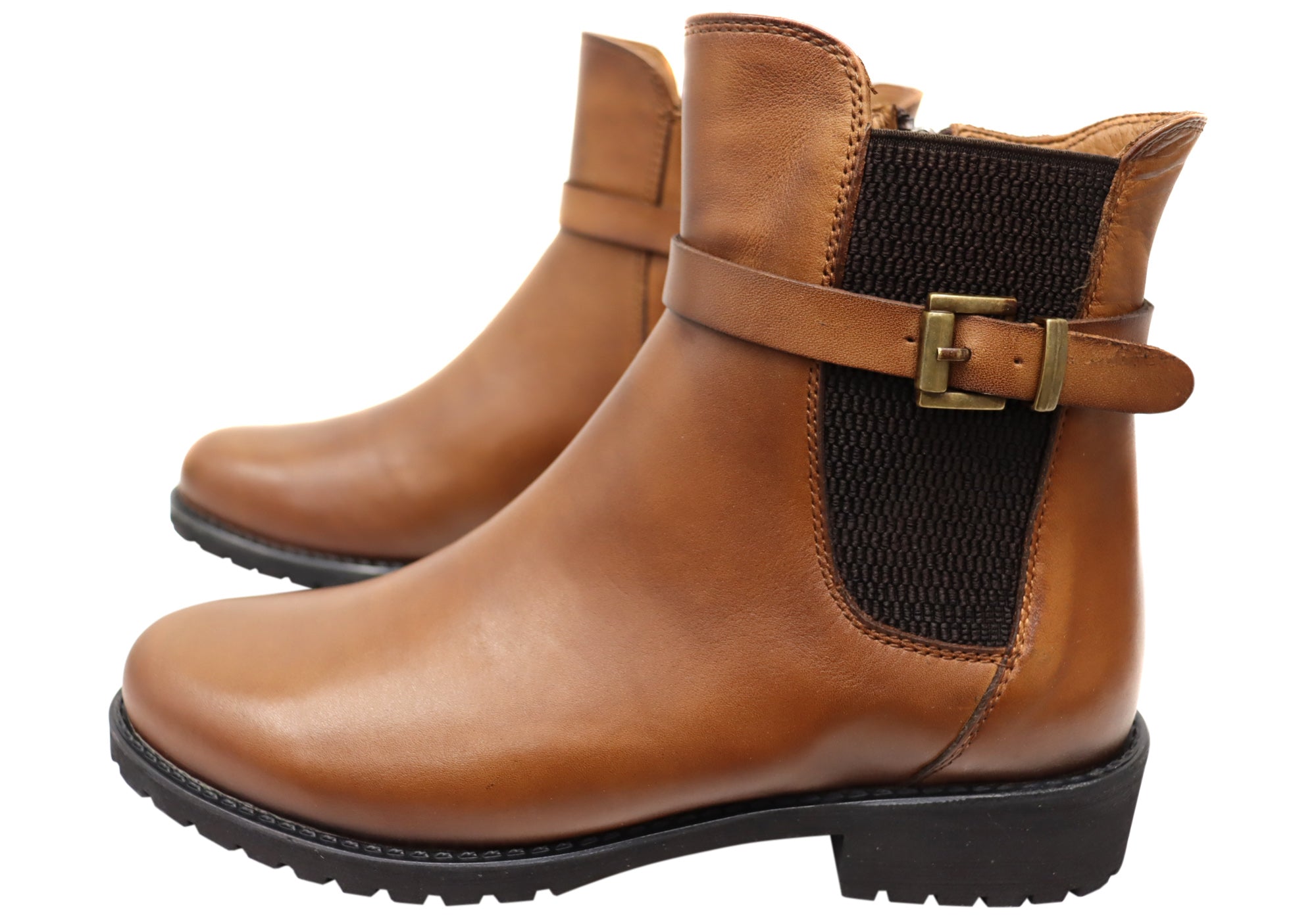 Orizonte Hampton Women's European Comfortable Leather Ankle Boots - Stylish & Cushioned for Work, Travel & Everyday Wear