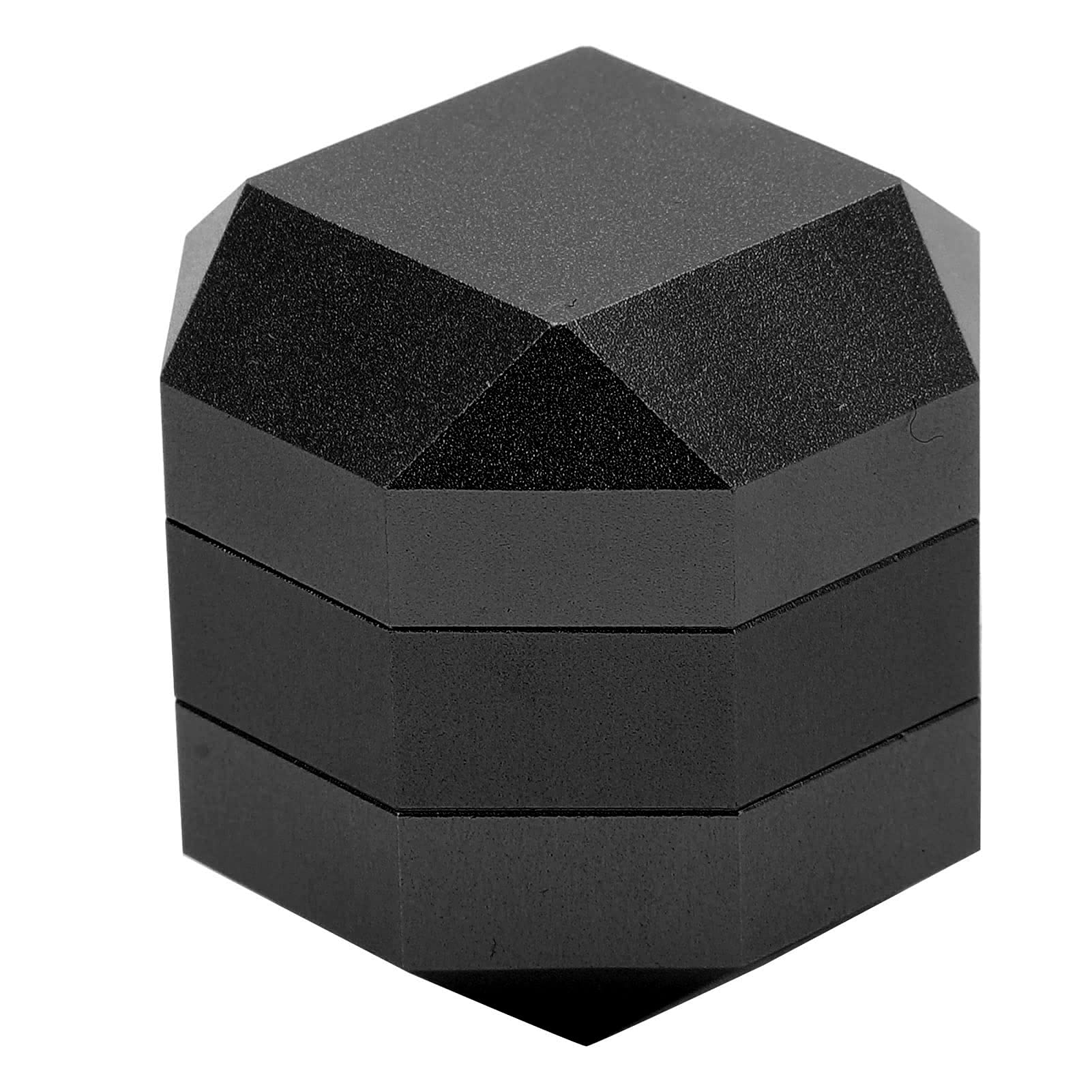 Vbestlife Aluminum Alloy Billiard Chalk Holder - Magnetic Pool Cue Chalk Box with Octagon Design, 3-Layer Portable Cue Tip Case for Professional & Home Pool Players - Perfect for Bars, Game Rooms & Pool Halls