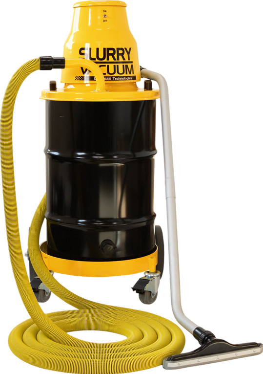 Dustless Industrial Slurry Vacuum System - 30 Gallon Capacity with Hose Kit | Heavy-Duty Wet/Dry Vac for Construction, Renovation & Concrete Work