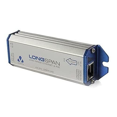 LONGSPAN PoE to Ethernet Extender - High-Speed Network Extension for IP Cameras, VoIP Phones & Wireless Access Points - Ideal for Home, Office & Industrial Use