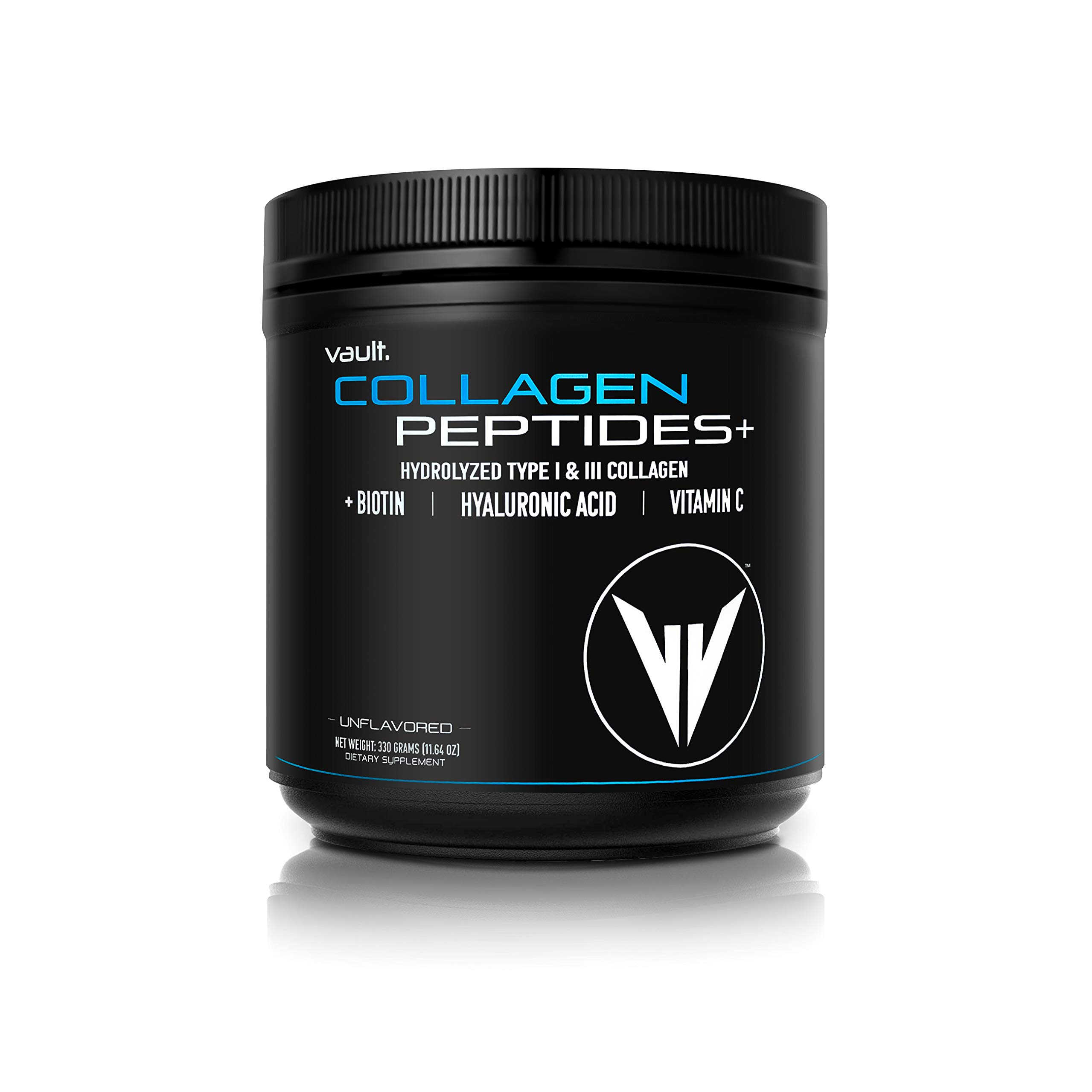 Premium Grass-Fed Collagen Peptides Powder with Hyaluronic Acid & Vitamin C - Non-GMO, Unflavored Type 1 & 3 Collagen Protein Supplement for Skin, Hair & Joint Support - Ideal for Smoothies, Coffee & Post-Workout Recovery