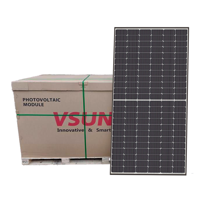 30 Vsun 450W Bifacial Solar Panels per Skid | High-Efficiency PERC Cell Technology | Ideal for Residential & Commercial Solar Energy Systems