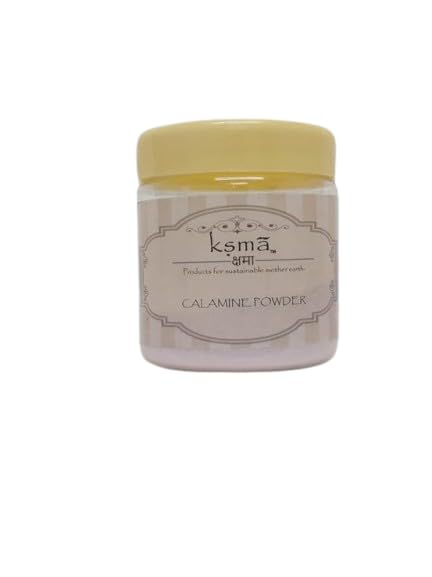 Ksma Calamine Clay Powder for Face & Skin - Natural Face Mask & Pack for Glowing Skin, Acne Treatment & Brightening (100g) - Perfect for Spa Day, DIY Skincare & Oily Skin Care Routine