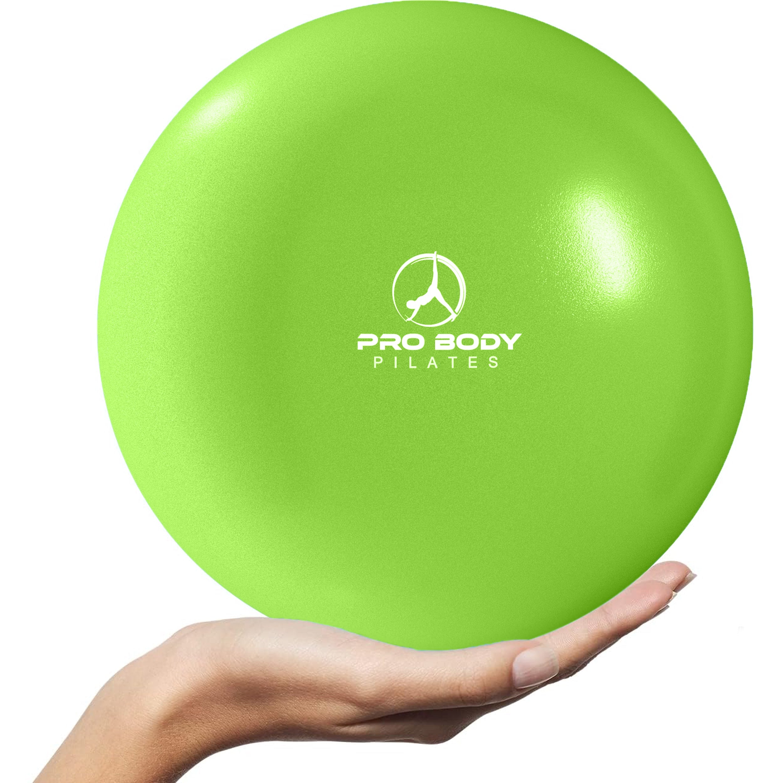 9 Inch Small Exercise Ball for Stability, Barre, Pilates, Yoga & Balance Training - Electric Blue - Perfect for Home Workouts, Physical Therapy & Core Strengthening