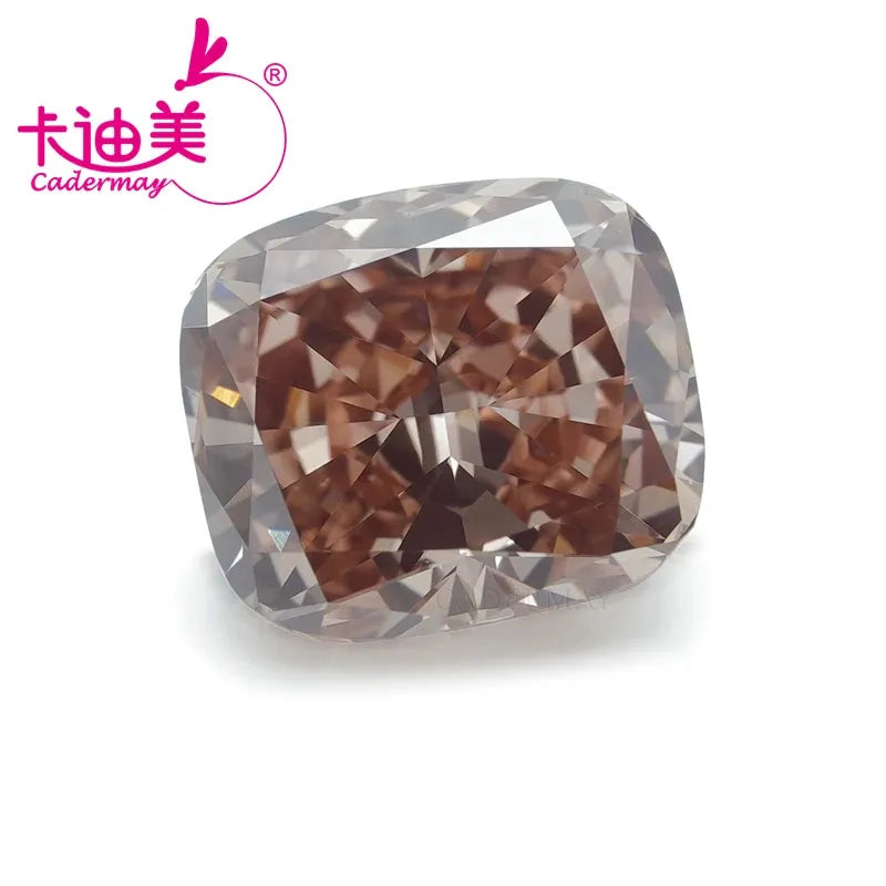 1.013CT VVS1 Clarity CVD Lab Grown Diamond Loose Stone - Fancy Pinkish Cushion Shape EX Cut for Jewelry Making | Engagement Rings, Necklaces & Custom Jewelry Designs