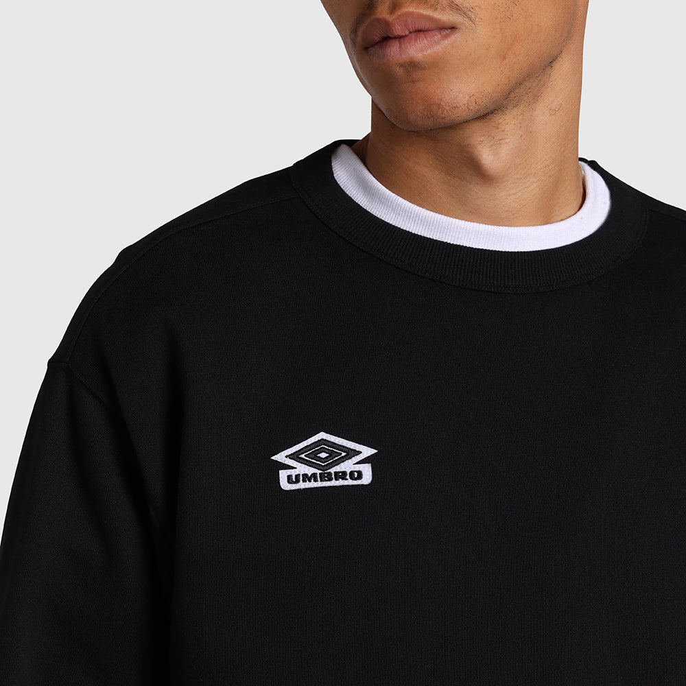 Umbro Classic Crew Sweatshirt for Men & Women | Comfortable Cotton Blend Pullover | Perfect for Casual Wear, Gym & Outdoor Activities