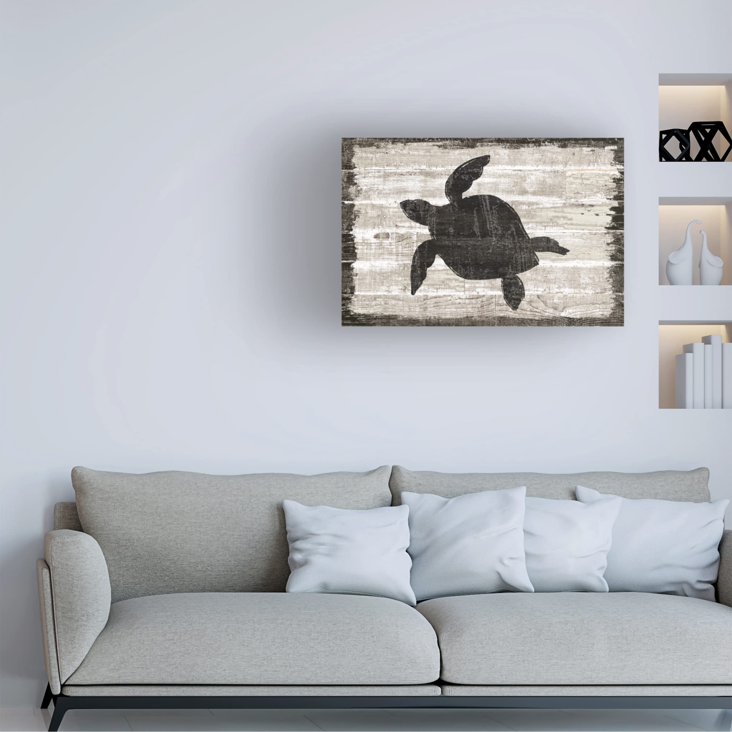 Driftwood Coast III by Sue Schlabach - 16x24 Inch Premium Canvas Wall Art for Coastal Home Decor | Beach House, Living Room & Office Wall Decor