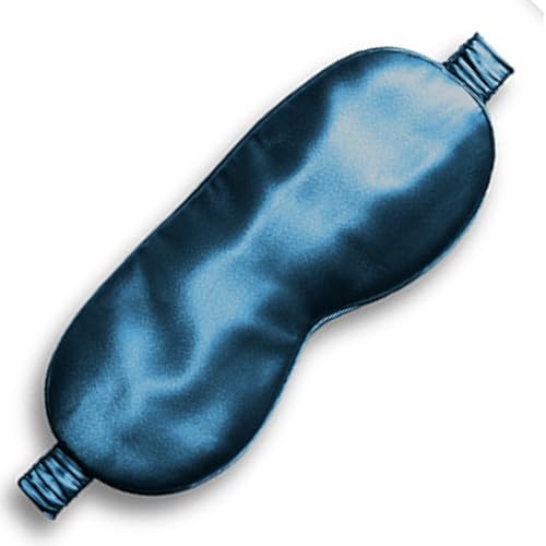 Silk Eye Mask - Midnight Blue