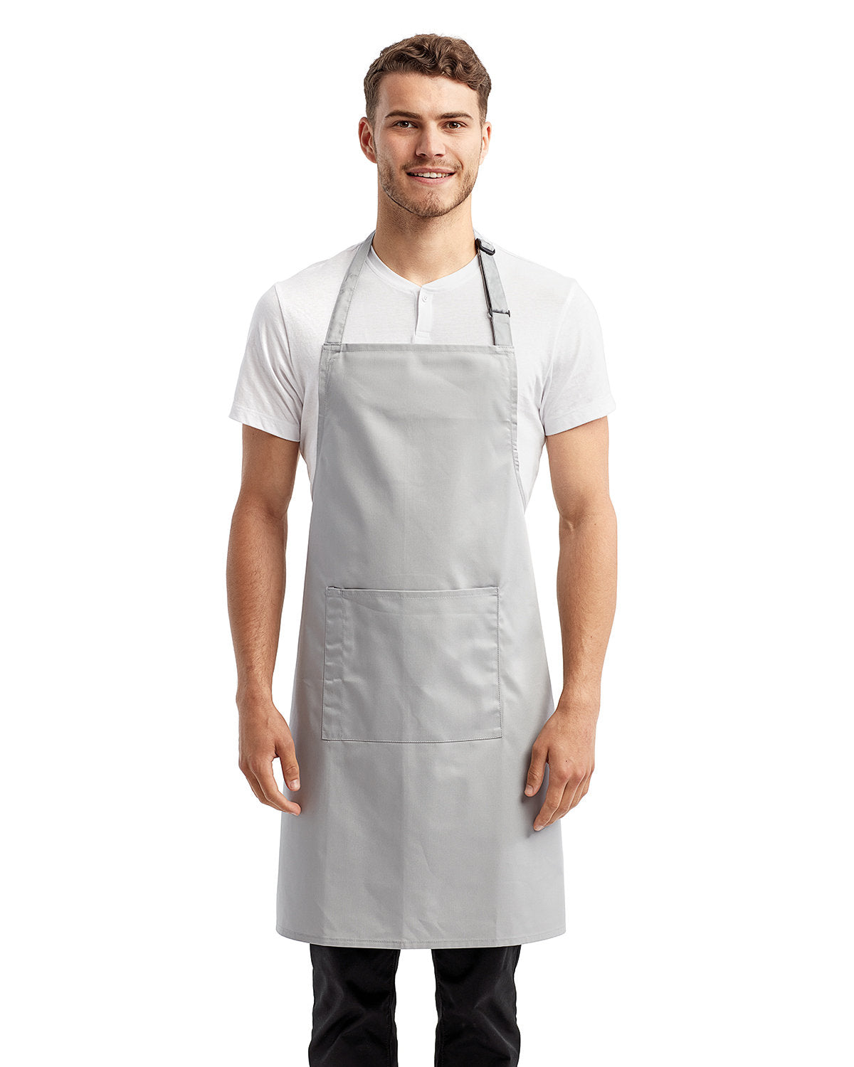 Reprime RP154 Unisex 'Colours' Recycled Bib Apron with Pocket - Eco-Friendly Kitchen & BBQ Apron for Cooking, Grilling, Baking & Crafting