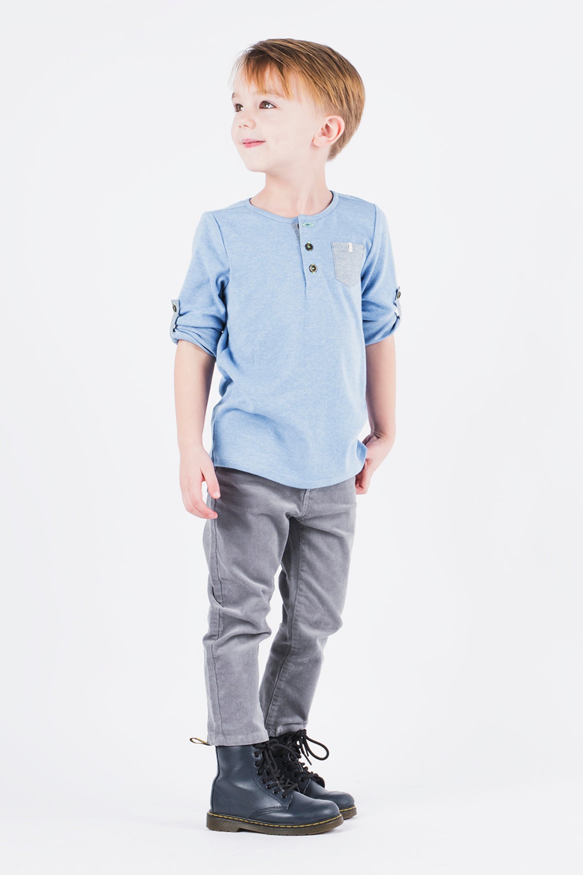 EGG New York The Perfect Boys Pant - Smoke Gray Slim Fit Chino Pants for Kids | School, Playdates & Casual Outings