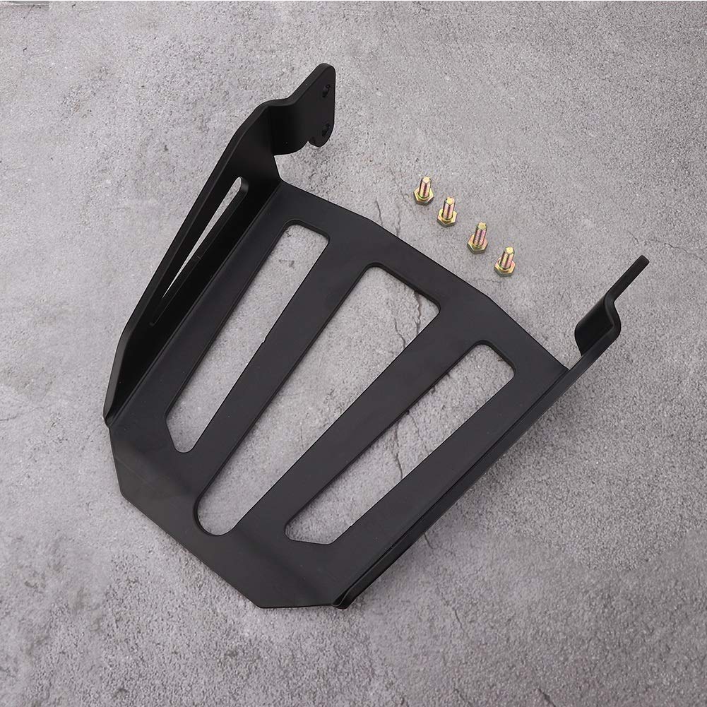 ARAMOX Heavy-Duty Black Iron Motorcycle Rear Luggage Rack - Compatible with Yamaha XVS950 2017 & Similar Models | Perfect for Touring, Commuting & Adventure Riding