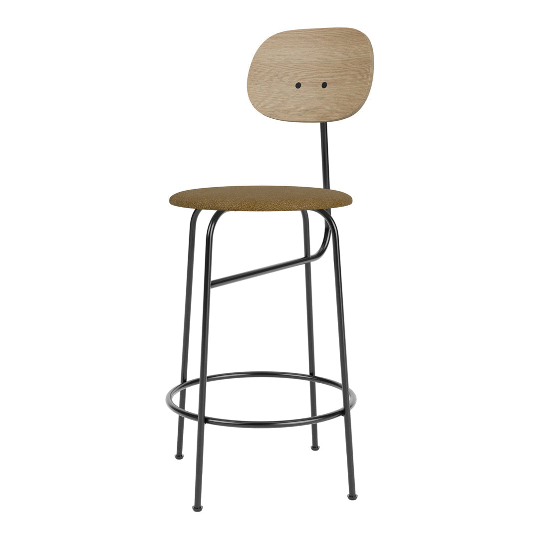 Afteroom Counter Chair Plus - Modern Upholstered Bar Stool for Kitchen Island, Breakfast Nook & Home Bar | Comfortable Seat with Premium Fabric | Contemporary Dining & Lounge Furniture