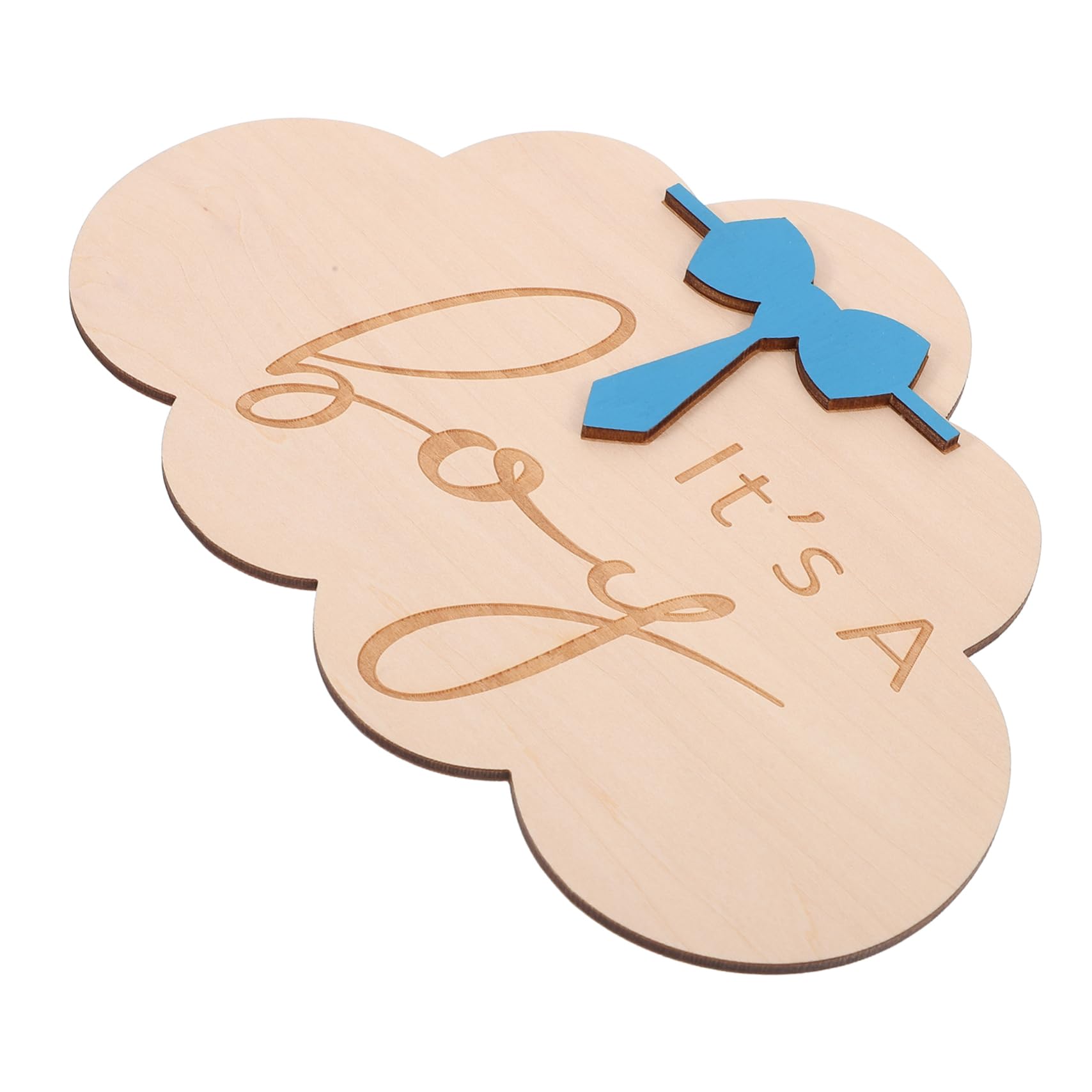 iFundom 5-Piece Wooden Growth Discs & Announcement Cards Set - Baby Milestone Photo Props, Welcome Sign for Newborn, Birthday, Pregnancy Announcement - Perfect for Baby Showers, Gender Reveals & Family Photo Shoots