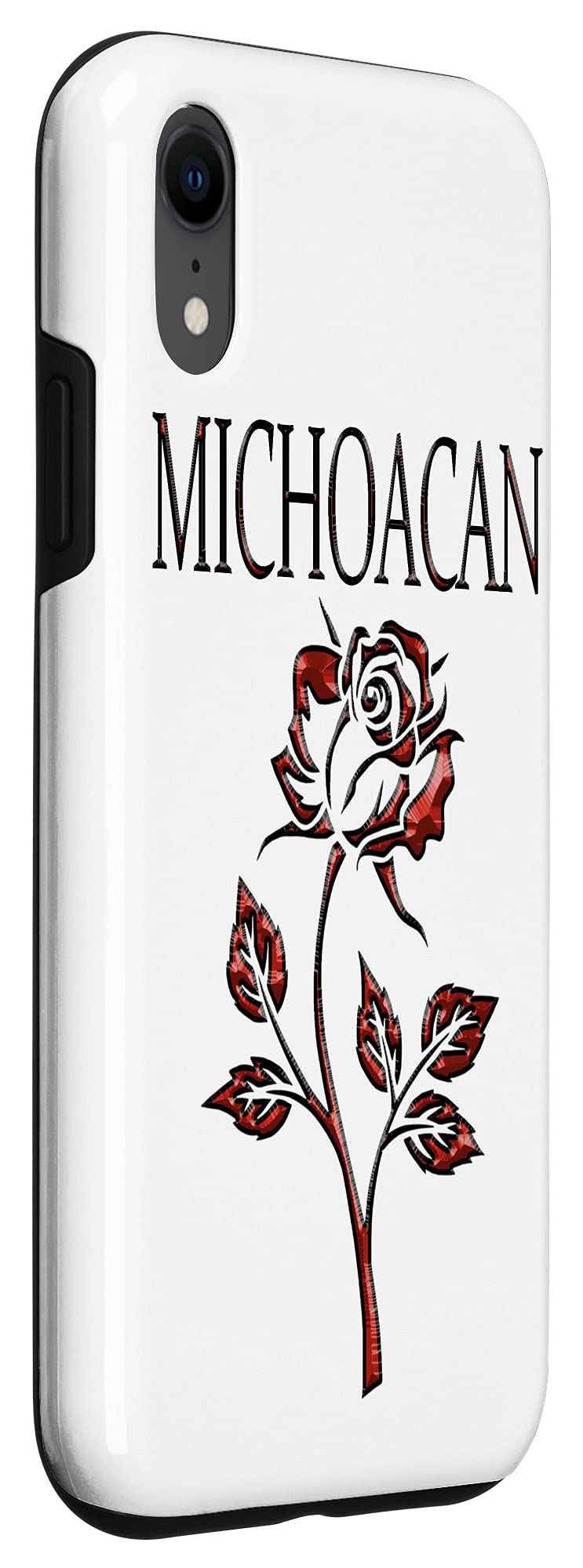 Cute Michoacan Mexican iPhone XR Phone Case - Durable Protective Cover with Vibrant Folk Art Design - Perfect for Travel, Gifts & Everyday Use