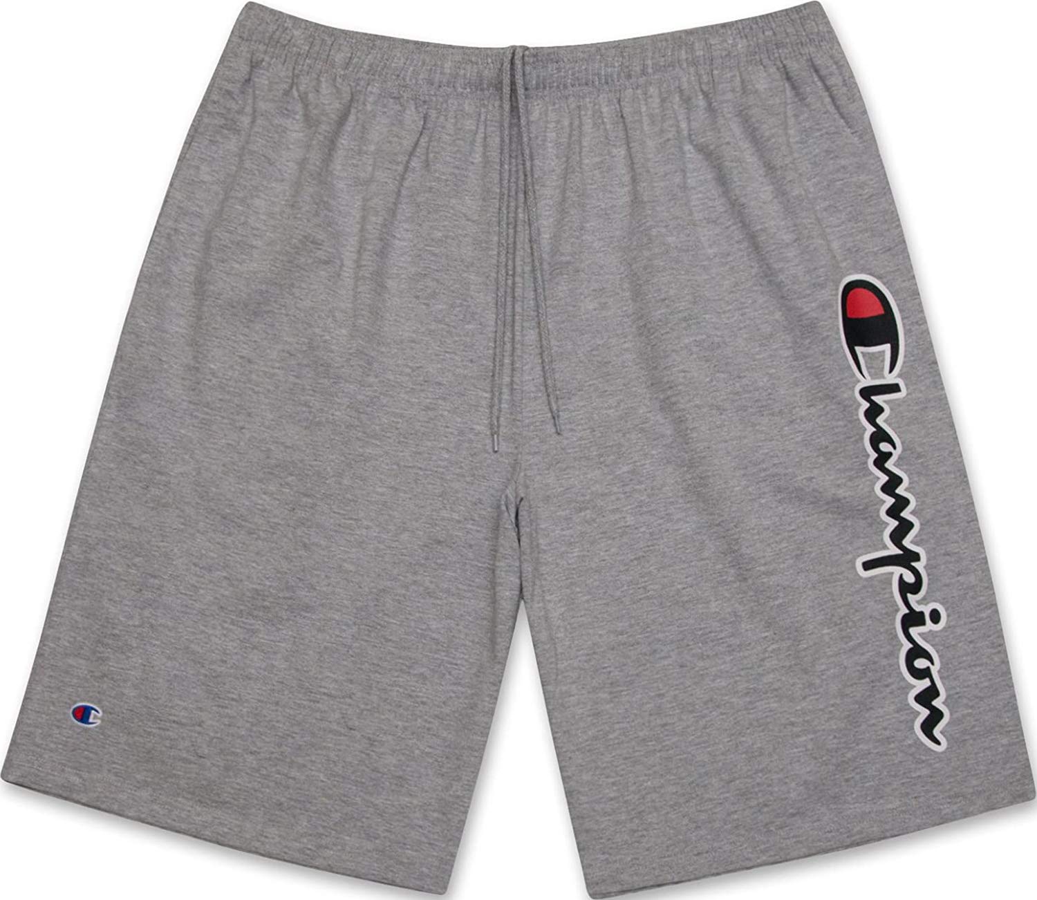 Champion Big and Tall Men's Athletic Shorts - Side Script Jersey Gym Workout Shorts for Running, Basketball & Casual Wear