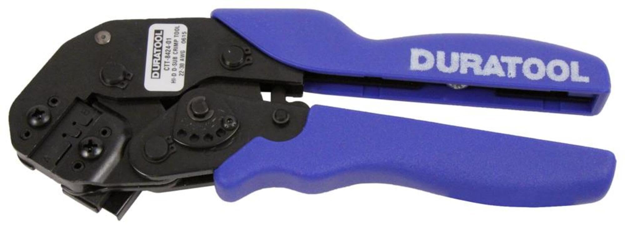 DURATOOL CTT8424-01 Professional Wire Crimping Tool for Electrical Connections - Perfect for DIY, Automotive, and Industrial Applications