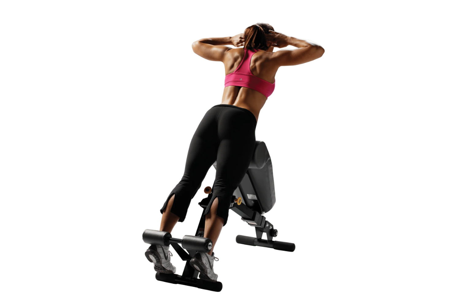 Hoist Ab/Back Hyper Bench (HF 4263) - Professional Home Gym Equipment for Core & Back Workouts - Perfect for Strength Training & Fitness Enthusiasts