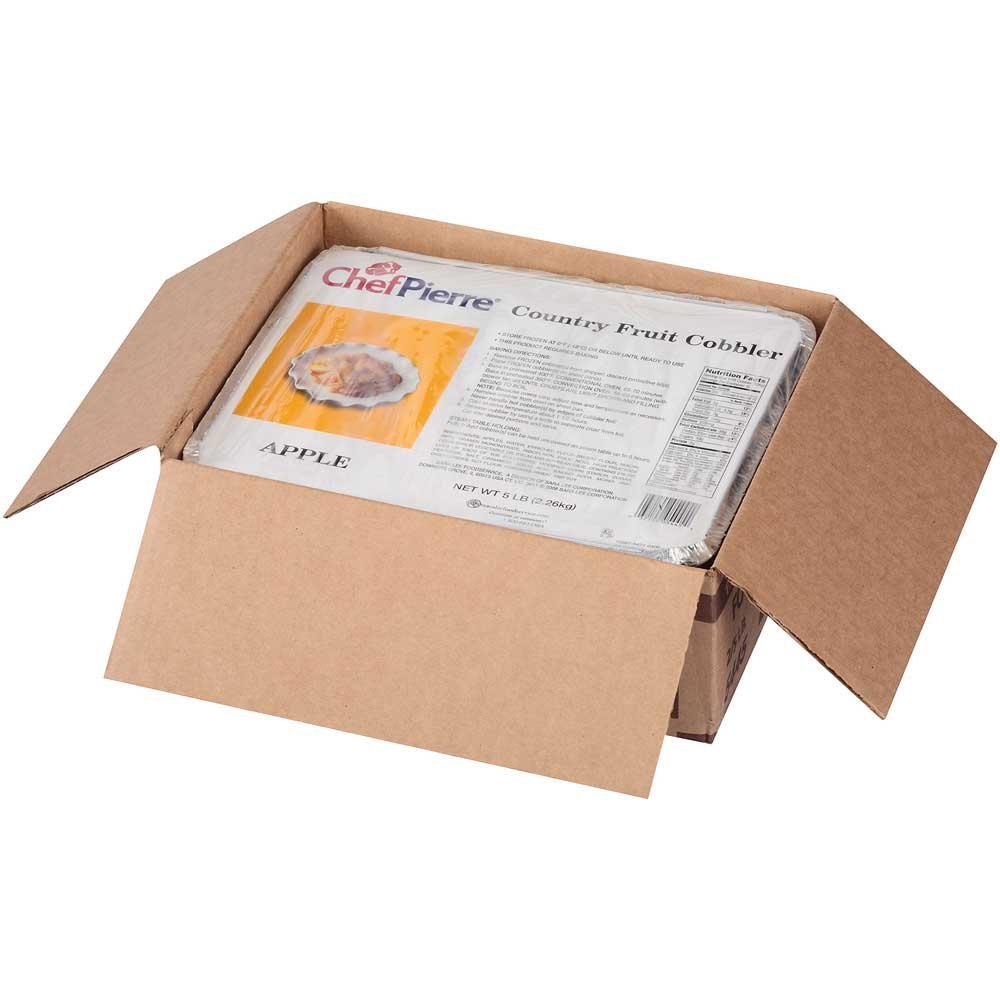Sara Lee Chef Pierre Apple Cobbler - 5 Pound (Pack of 2) | Delicious Frozen Dessert for Family Gatherings, Potlucks & Holiday Baking