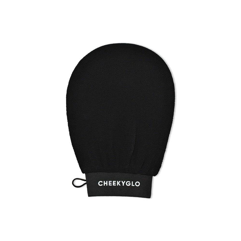 Cheekyglo Ms Magic Secret Body Exfoliating Glove - Pure Viscose Fiber Exfoliator for Dead Skin & Tan Removal, Face & Body Scrubber, Black (Pack of 1) | Spa Treatment, At-Home Skincare & Self-Care Routine