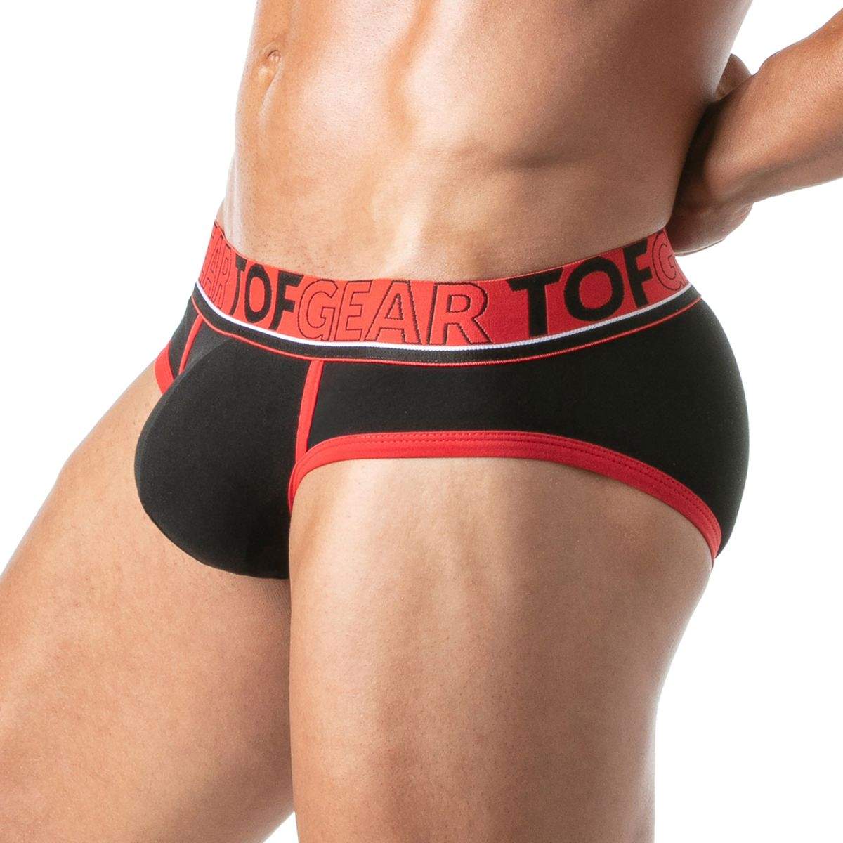 TOF Champions Brief Black - Men's Comfortable Underwear for Daily Wear & Sports - Perfect for Gym, Running, and Everyday Use