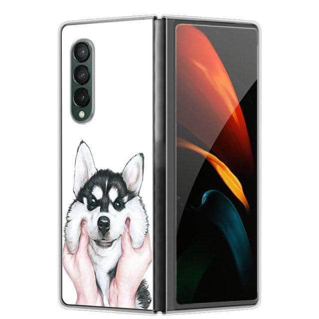 Durable Hard Plastic Galaxy Z Fold 3 5G Case with Stylish Design - Perfect for Everyday Protection & Gaming