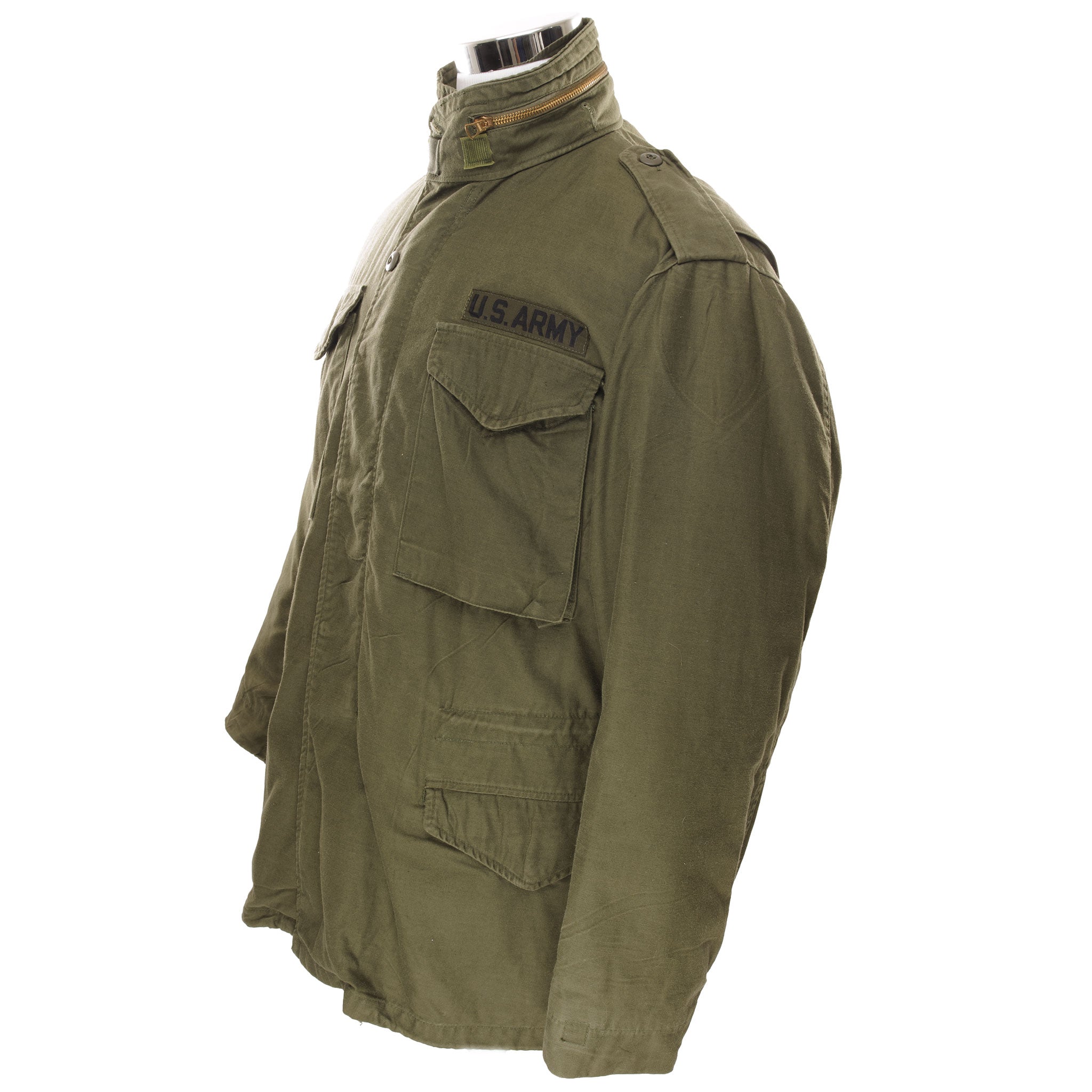 Vintage US Army M1965 M65 Alpha Industries Field Jacket - Medium Long Size (1980s) - Military Green Outerwear for Men - Perfect for Outdoor Adventures, Camping & Casual Wear