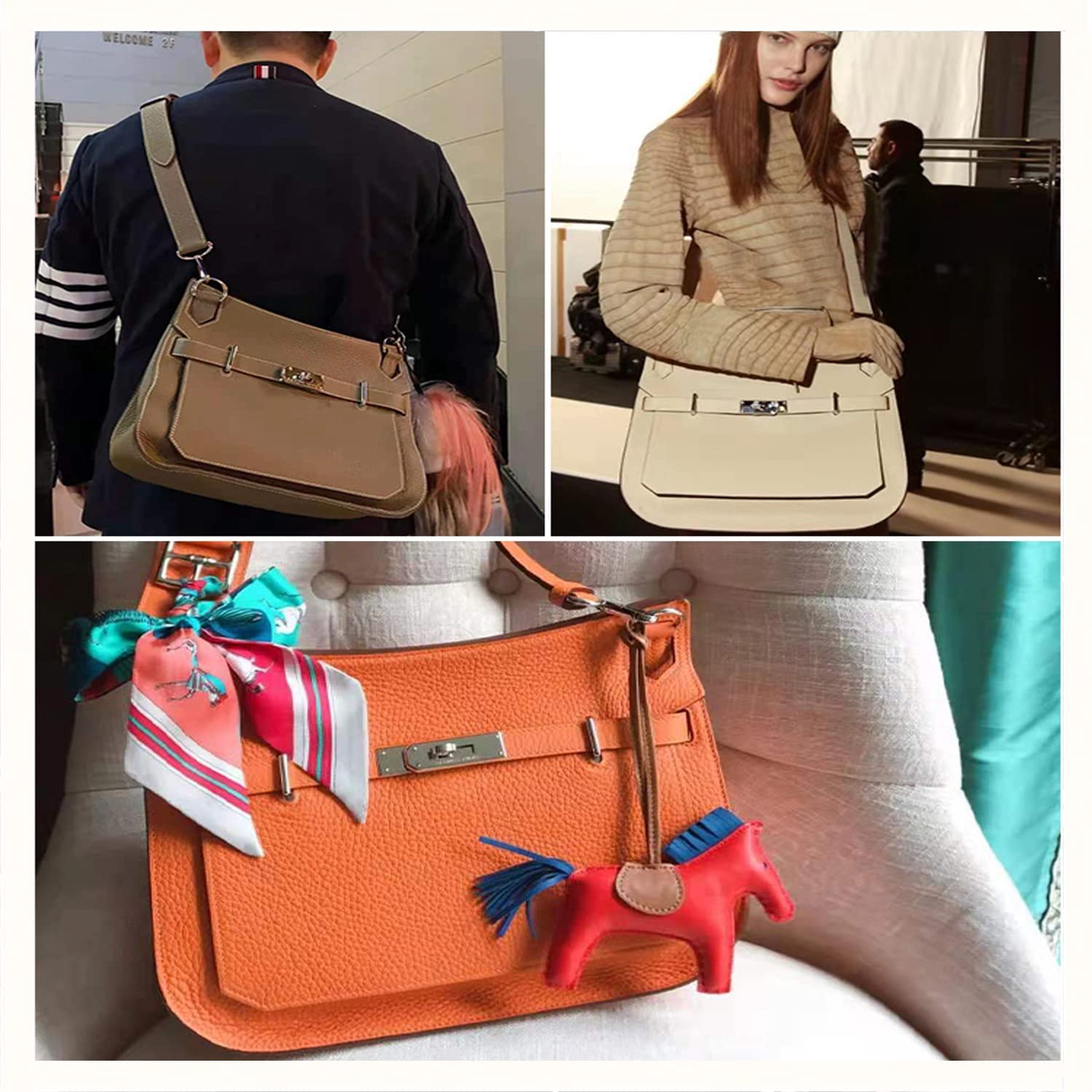 POPSEWING Designer Crossbody Bag DIY Kit for Girls - Leather Craft & Sewing Kit for Shoulder Bags, Personalized Gifts for Teens & Women (Brown) | Perfect for Birthday Presents, Fashion Accessories & Craft Projects