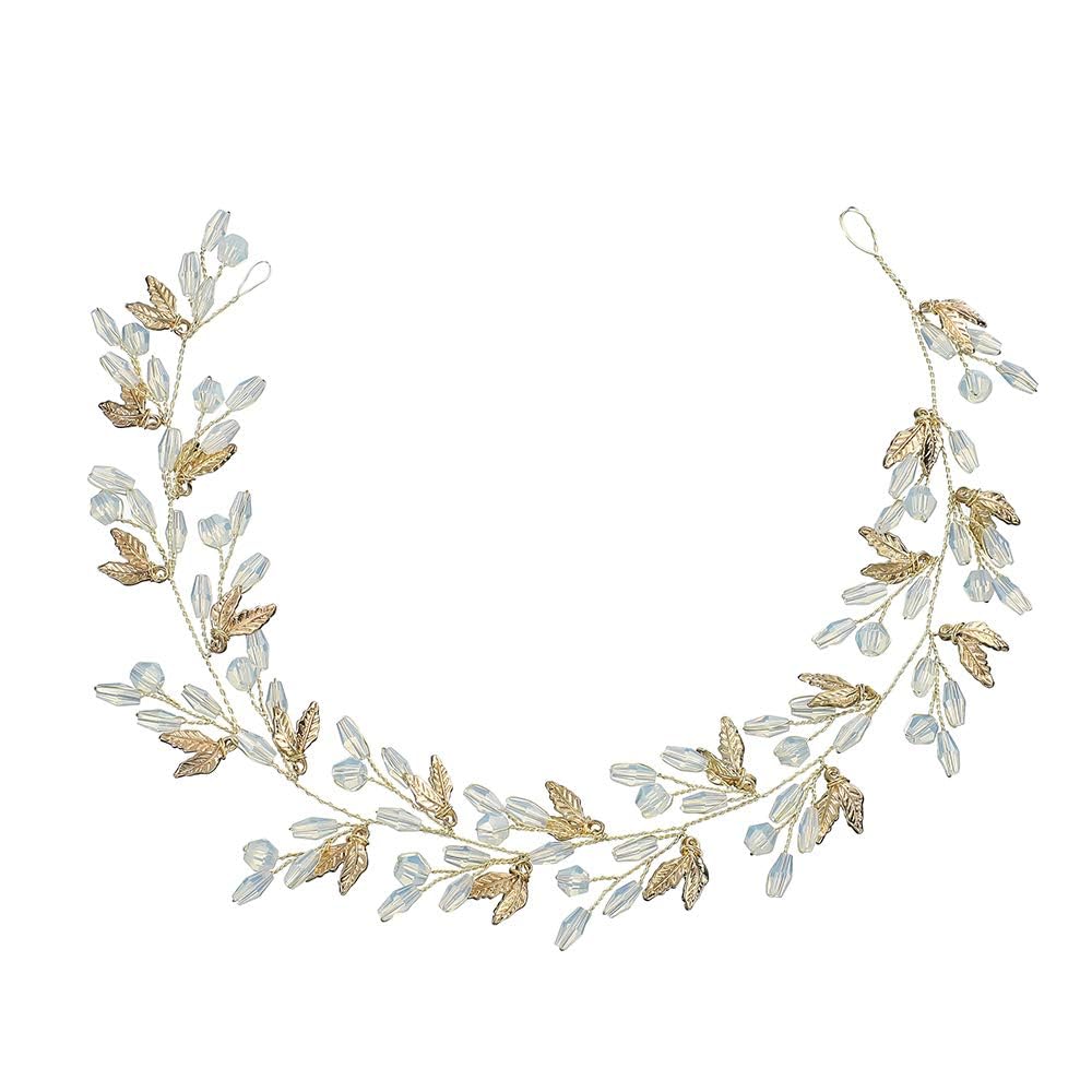 Handmade Bridal Hair Vine - Leaf Wedding Headpiece for Bride | Perfect for Outdoor & Boho Weddings
