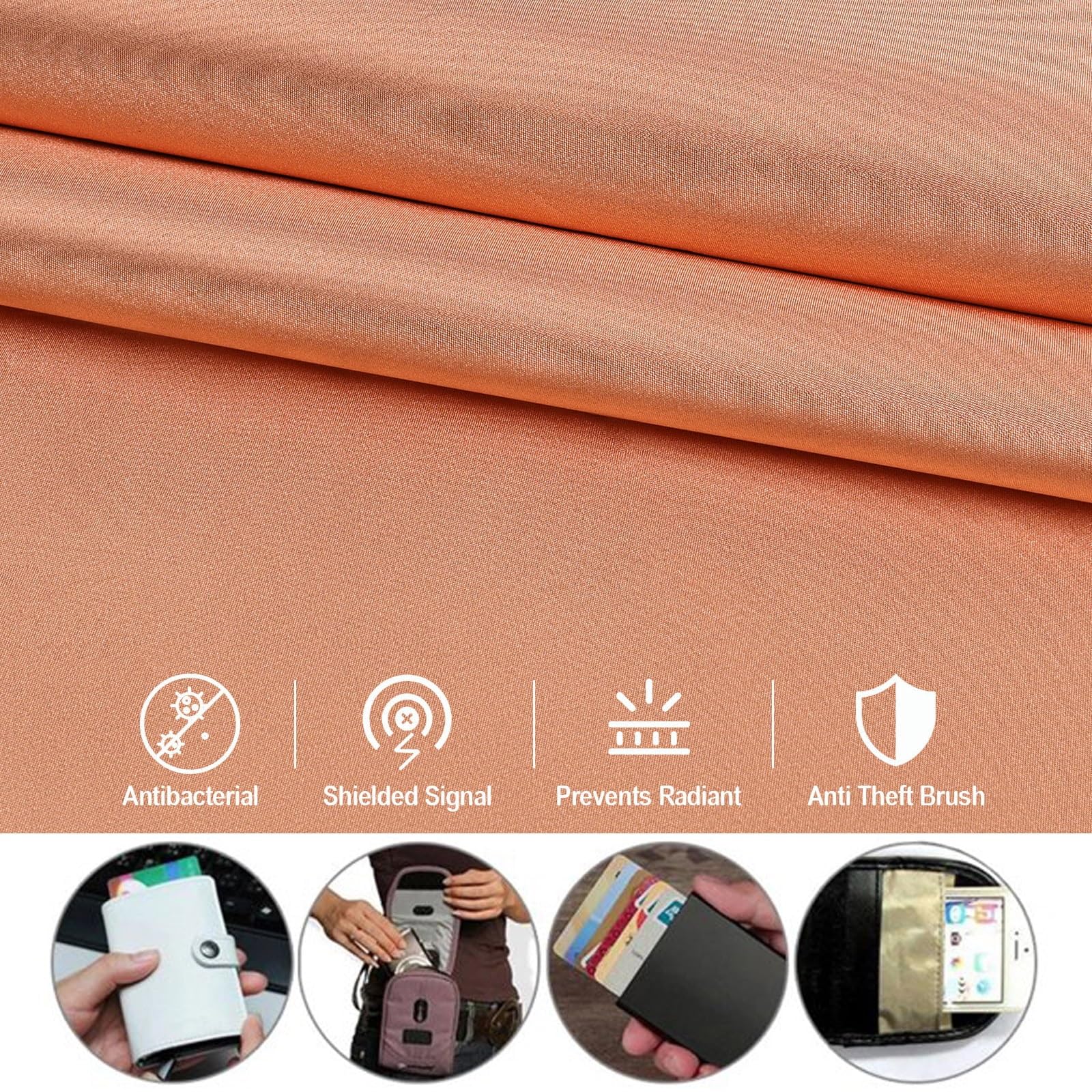 43'' x 156'' Faraday Blanket - EMP Proof Faraday Fabric with RFID/RF Shielding - Blocks Radiowaves & Microwaves - Ideal for Privacy Protection, Electronics Shielding & Emergency Preparedness