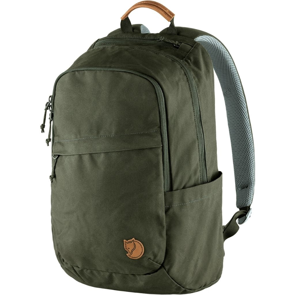 Fjallraven Raven 15 20L Backpack - Lightweight Hiking Daypack for Outdoor Adventures, Travel & School - Deep Forest Green