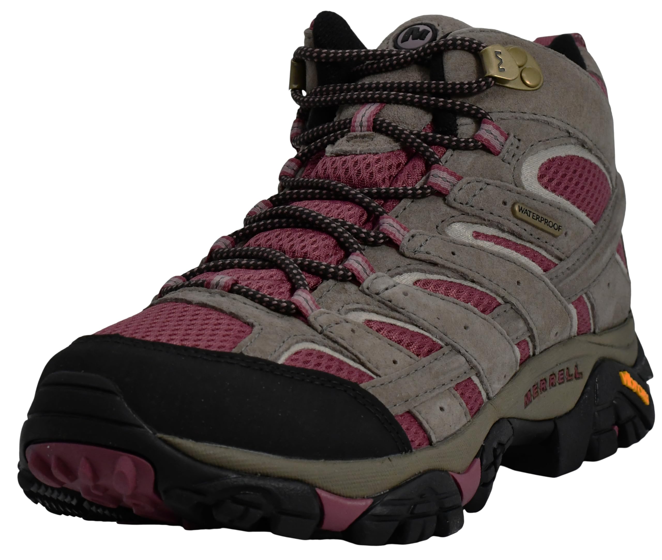 Merrell Women's Moab 2 Mid Waterproof Hiking Boots - Lightweight & Durable for Outdoor Adventures, Trail Walking & Backpacking