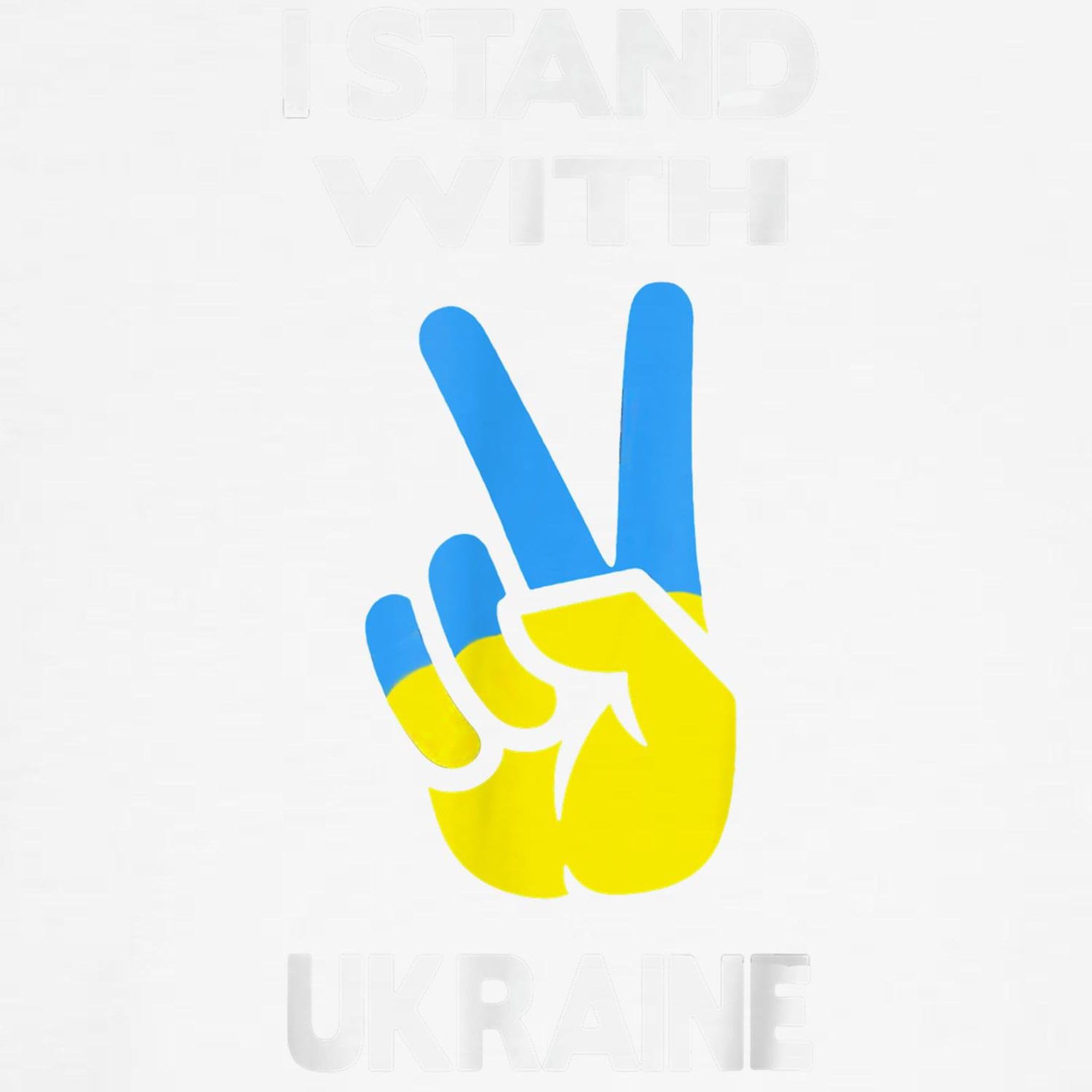 Support Ukraine Maternity T-Shirt for Women - Ruched Side Pregnancy Shirt with 'I Stand With Ukraine' Design - Comfortable Maternity Wear for Pregnancy, Nursing & Everyday Use
