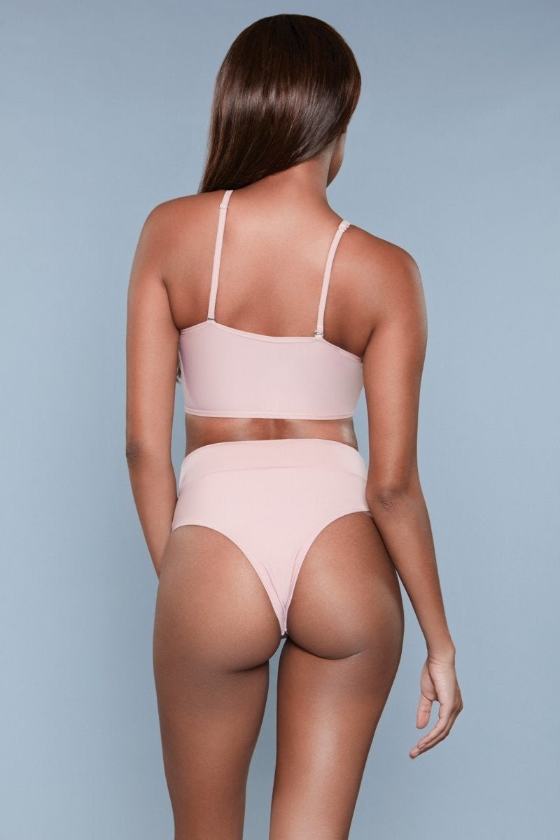 BeWicked Women's High Waist Retro One Piece Swimsuit 1986 Vintage Style - Perfect for Pool Parties, Beach Vacations & Summer Getaways