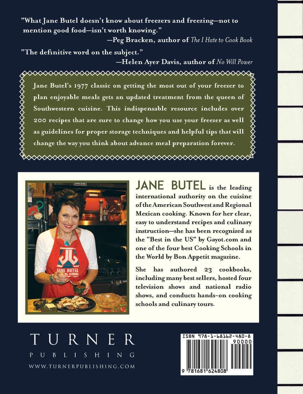 Jane Butel's Freezer Cookbook: Maximize Your Freezer Potential with Easy Meal Prep & Storage Tips | Perfect for Busy Families, Meal Planning & Bulk Cooking