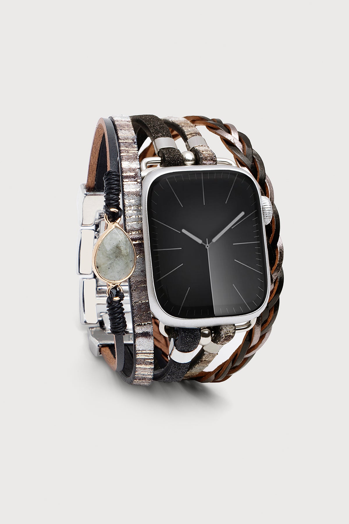 Handmade Bohemian Leather Apple Watch Band - Adjustable Strap for Women & Men - Perfect for Casual, Office & Outdoor Activities