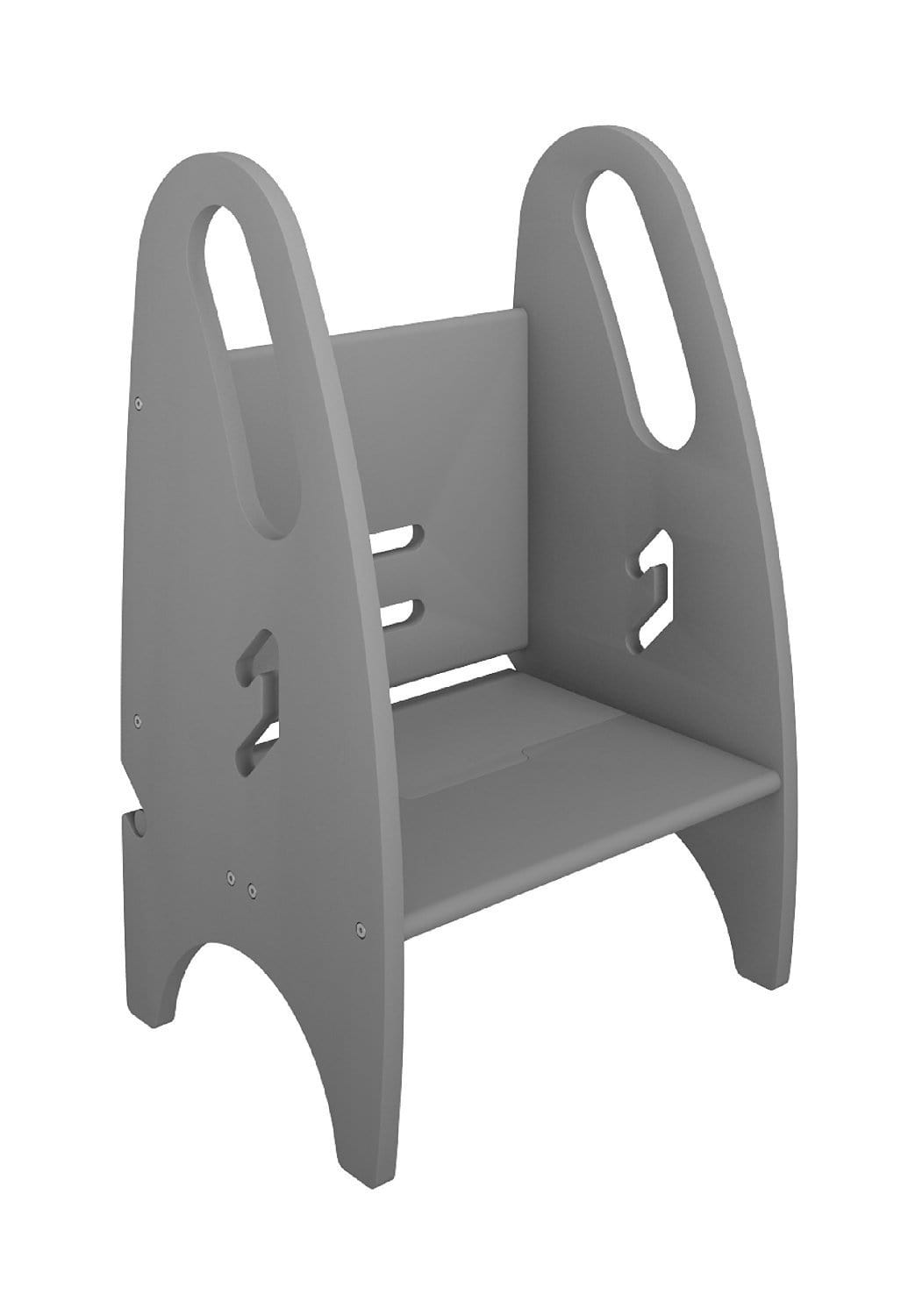 The Little Partners 3-in-1 Step Stool for Kids - Adjustable Learning Tower & Toddler Stool - Perfect for Kitchen, Bathroom & Playroom Safety