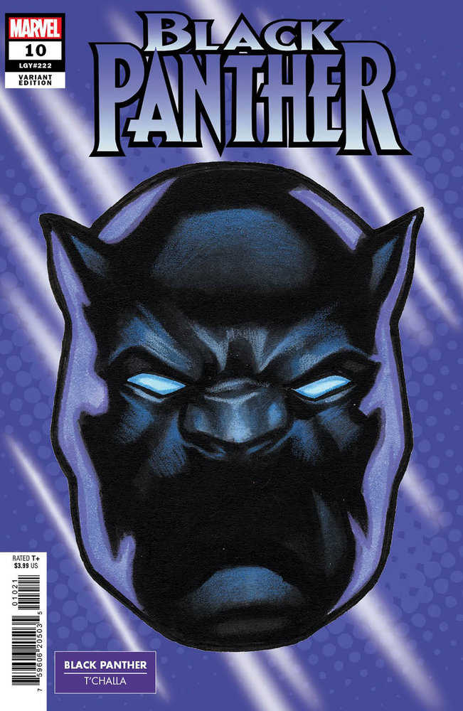 Black Panther #10 Comic Book - Mark Brooks Headshot Variant Cover | Marvel Superhero Collectible for Fans & Comic Enthusiasts | Perfect for Display, Gifts & Comic Book Collections