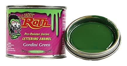 Lil' Daddy Roth Beginner Pinstriping Kit - 6 Vibrant Colors with Brush, Mixing Cups & Mineral Spirits - Perfect for Automotive Art, Motorcycle Customization & DIY Projects