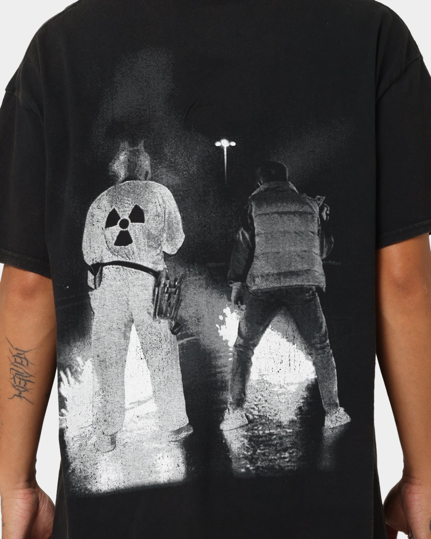 Vintage Back To The Future Movie T-Shirt - Washed Black Cotton Tee - Retro 80s Inspired Graphic Tee - Perfect for Movie Fans, Cosplay, and Casual Wear