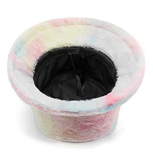 Stylish Furry Bucket Hat for Women & Men - Trendy Winter Fashion Accessory - Perfect for Outdoor Activities, Music Festivals & Streetwear