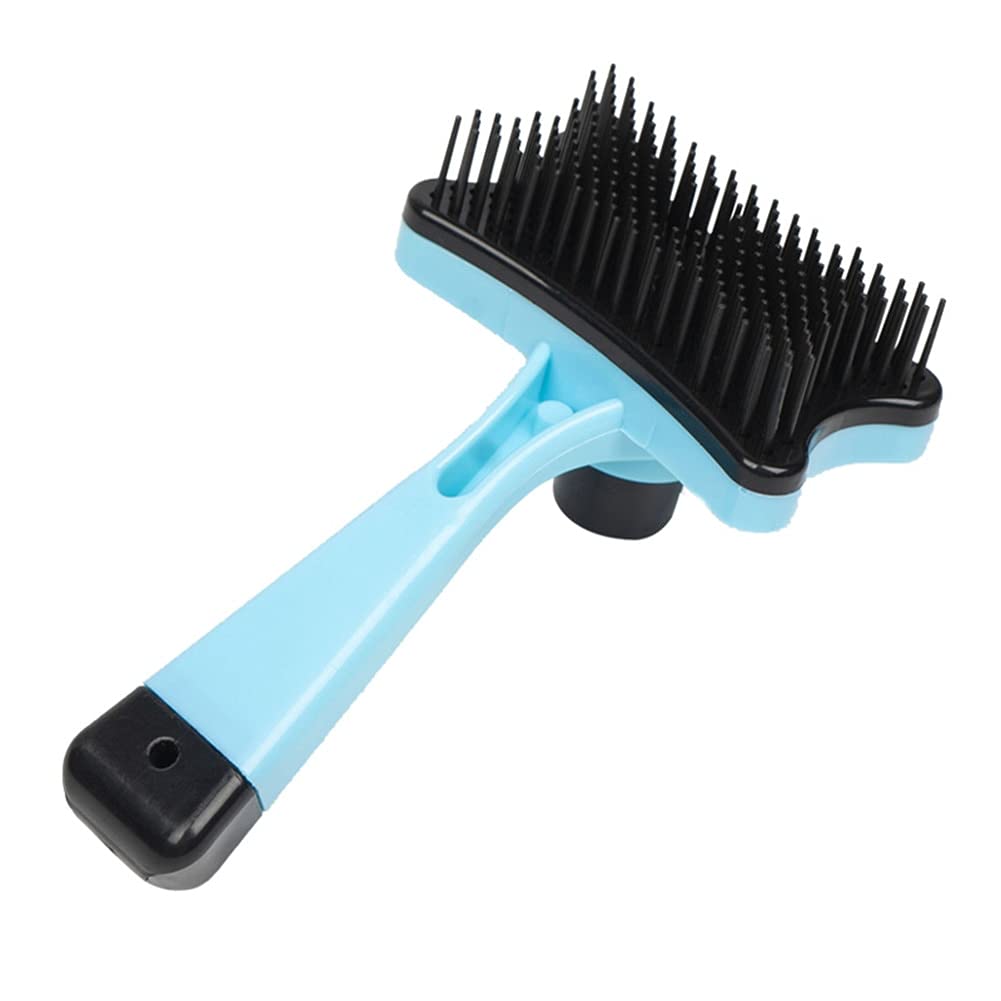 Pet Grooming Brush for Cats & Dogs - Hair Removal & Bath Brush for Easy Grooming