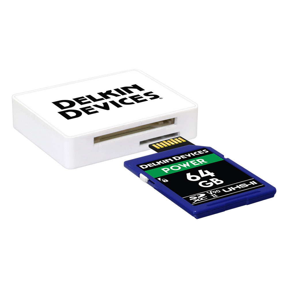 Delkin quikVIEW Lightning/Micro USB SD & microSD Card Reader - Fast Photo/Video Transfer for iPhone, Android & DSLR Cameras - Perfect for Travel, Photography & Content Creation