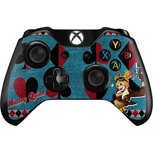 Officially Licensed Warner Bros Harley Quinn Skinit Decal Skin for Xbox One Controller - Custom Protective Cover for Gaming Enthusiasts | Perfect for Gaming Sessions, Collectors & Harley Quinn Fans